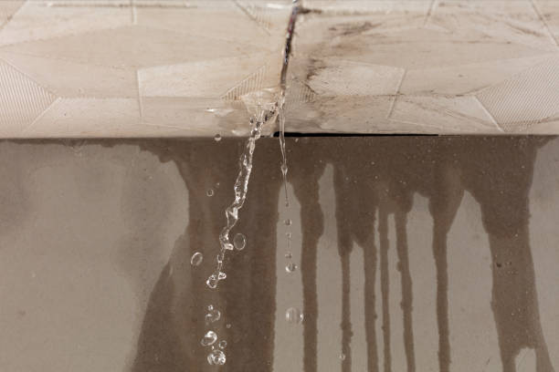 Professional Burst Pipe Cleanup technician working in Yale, OK